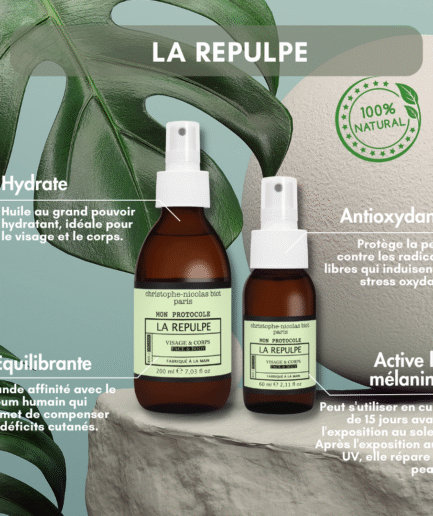 huile visage corps cheveux