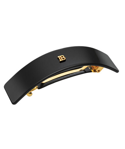 Barrette noire large Balmain Hair