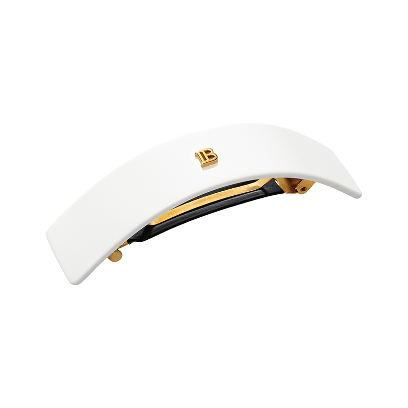 Barrette blanche large Balmain Hair