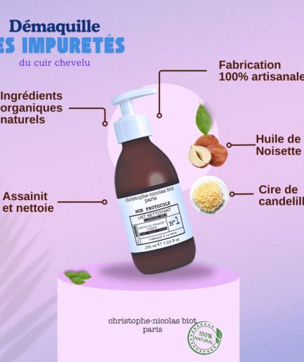 Lait nettoyant cheveux